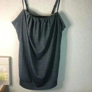 Nike workout grey dri fit strap tank sz M